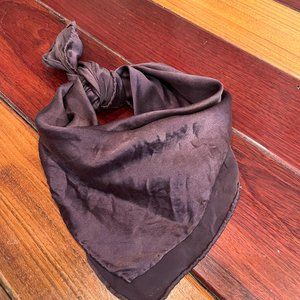 Silvery Lilac Logwood Silk Scarf - Naturally Dyed - 22"